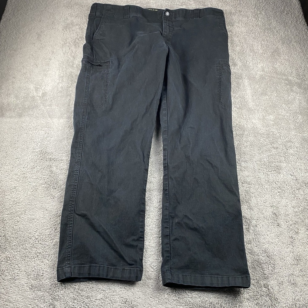 Lee Extreme Comfort Straight Fit Jeans Mens Size 40x28‎ Black Denim Mid Rise